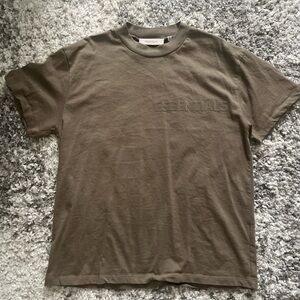 Essentials Brown Short Sleeve Tee